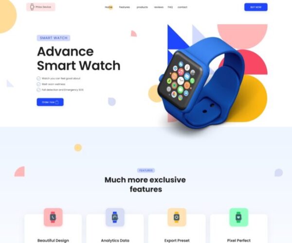 Montres - Landing Page